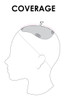 easiPart XL HD 18" brunette hair topper placement easiPart XL HD 18" brunette hair topper placement