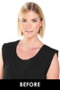 Before easiPart HD 8" blonde hair topper