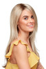 Zara blonde wig side Zara blonde wig side