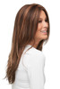 Zara brunette wig side Zara brunette wig side