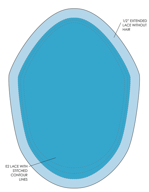 Jacques men's hair replacement system