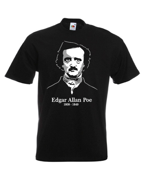 Mens black Edgar Allan Poe gothic T Shirt