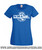 Ladies royal blue NWA National Wrestling Alliance Wrestling Logo T Shirt