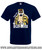 Mens Navy Tiger Mask Wrestling T Shirt