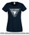 Blade Runner Retro Movie T Shirt Ladies Navy