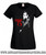 Friday The 13th Retro Horror Movie T Shirt Ladies Black