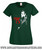 Friday The 13th Retro Horror Movie T Shirt Ladies Bottle Green