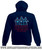 Stranger Things TV Show hoodie navy