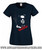 Terminator Classic Retro Movie T Shirt Ladies Navy