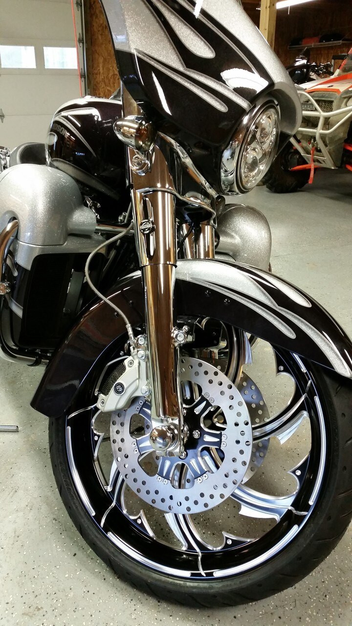 FURY FORGED BLACK CUT HARLEY TOURING 2000-2024 - Coastal Moto