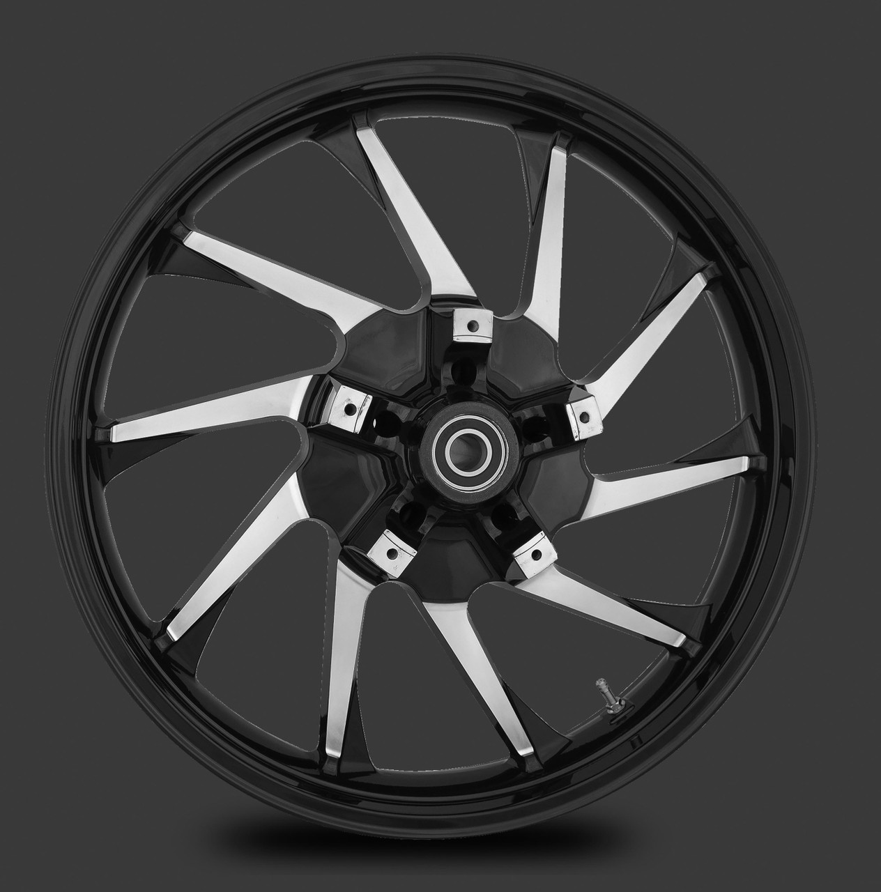 HURRICANE 3D BLACK CUT HARLEY TOURING 2000-2026 - Coastal Moto