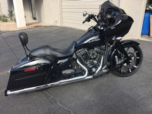 LARGO 3D BLACK CUT HARLEY TOURING 2000-2026