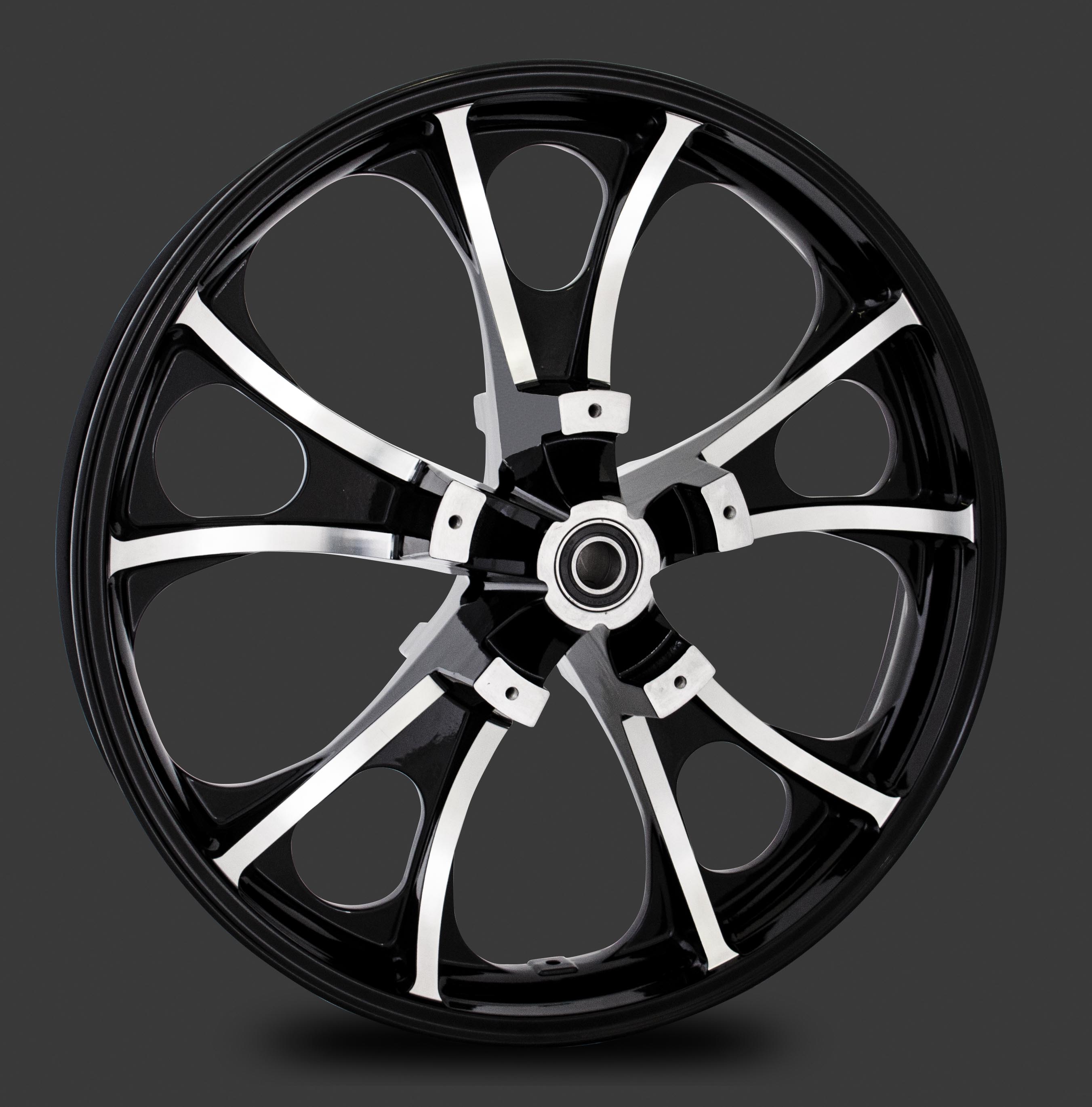 LARGO 3D BLACK CUT HARLEY TOURING 2000-2026 - Coastal Moto