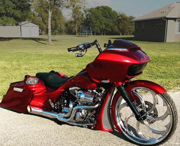 Road king clearance big wheel bagger