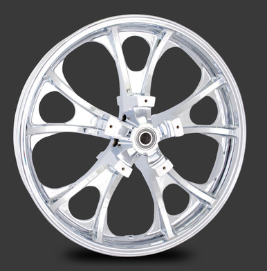 0201-2206 COASTAL MOTO フロントホイール 21x3.5 ラルゴ 08年-21年 FLH ABS無 クローム HD店 Ginz Choppers - Coastal Moto Wheel Packages for Harley Davidson