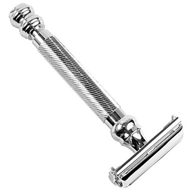 Parker 99R Chrome Super Heavyweight Long Handle Butterfly Safety
