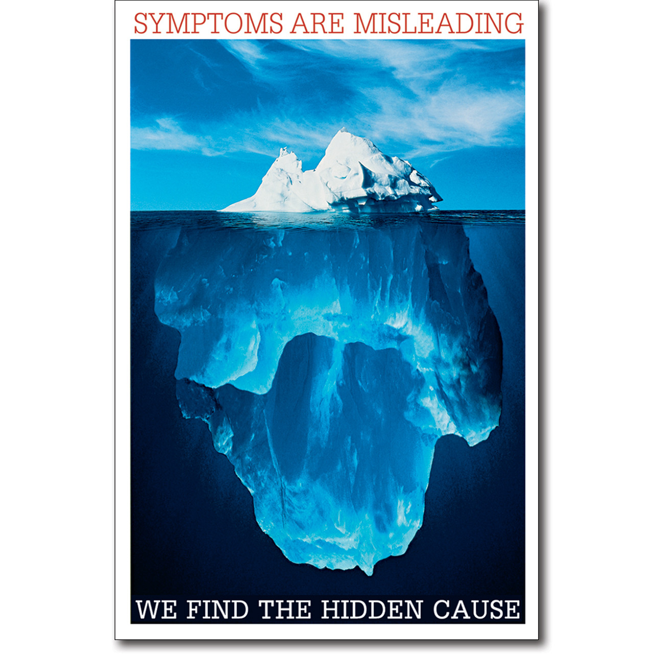 chiropractic and iceberg image