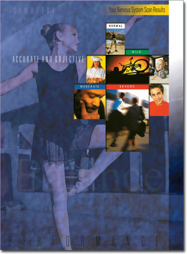 The front cover of this patient report folder makes a powerful first impression. Present your report documentation in a contemporary package that is specifically designed for your original Subluxation Station technology.