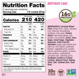 LENNY & LARRY´S COMPLETE COOKIE 12 COOKIES BIRTHDAY CAKE