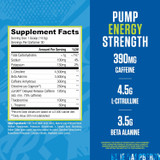 RYSE LOADED PRE-ENTRENO 30 SERV SOUR PUNCH BLUE RAZ