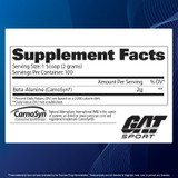 GAT BETA ALANINE POWDER 100 SERV UNFLAVORED