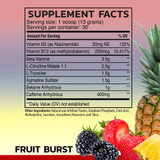 RAW PRE-ENTRENO EXTREME 30 SERV FRUIT BURST