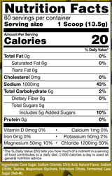 RAW REPLENISH BOTTLE 60 SERV LEMON LIME