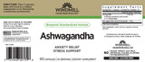 WHP ASHWAGANDHA 1100 MG 60 CAPS