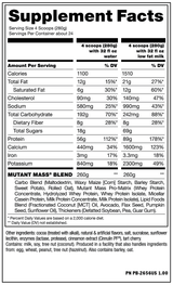 MUTANT MUTANT MASS 15 LBS COOKIES CREAM