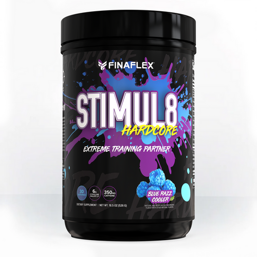FINAFLEX STIMUL8 HARDCORE EX 30 SERV BLUE RAZZ COOLER