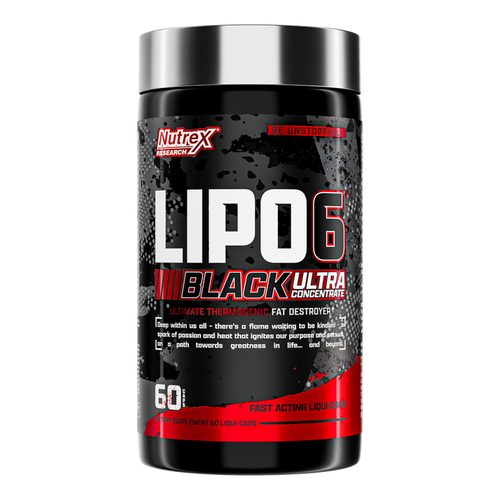 NUTREX LIPO 6 BLACK UC 60 CAPS ROJO