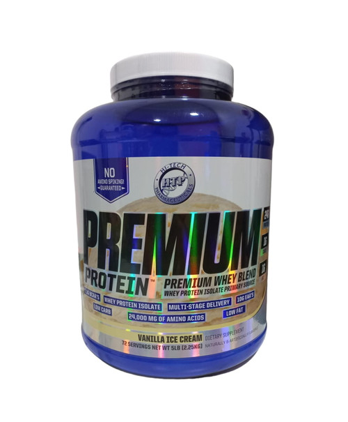 HIGH TECH PHARMA PREMIUM PROTEIN 5 LBS VAINILLA ICE CREAM