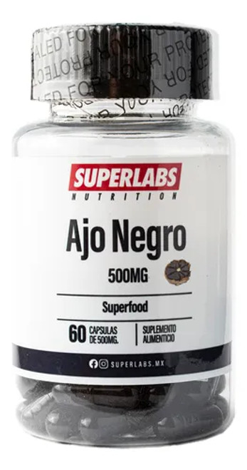 SUPERLABS AJO NEGRO 500MG 60 CAPSULAS