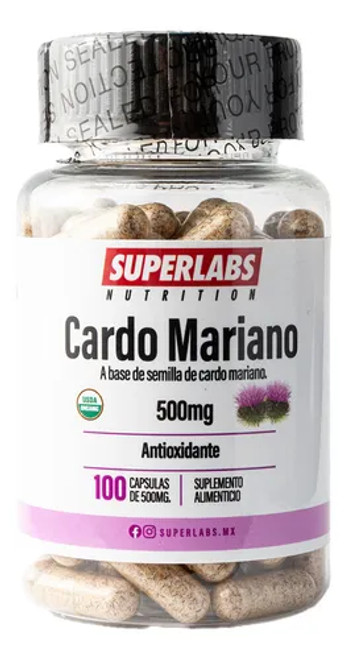 SUPERLABS CARDO MARIANO 500MG 100 CAPSULAS