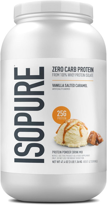 NB ISOPURE ZERO CARB 3 LBS VAINILLA SALTED CARAMEL