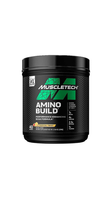 MUSCLE TECH AMINO BUILD 40 SERV TROPICAL TWIST