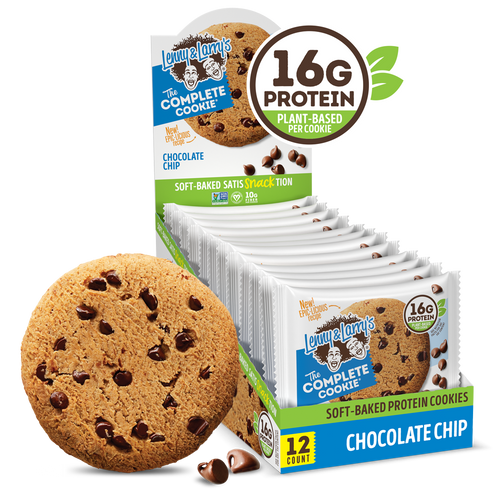 LENNY & LARRY´S COMPLETE CROUNCHY 12 BAG X 35G CHOCOLATE CHIP