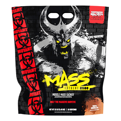 MUTANT MASS XXXTREME 2500 12 LBS TRIPLE CHOCOLATE