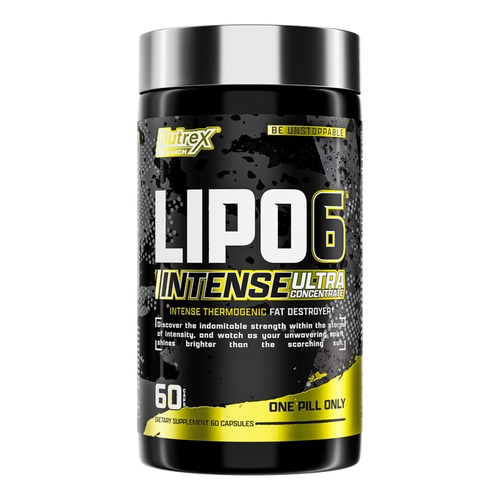 NUTREX LIPO 6 BLACK UC INTENSE FAT BURNER 60 CAPS