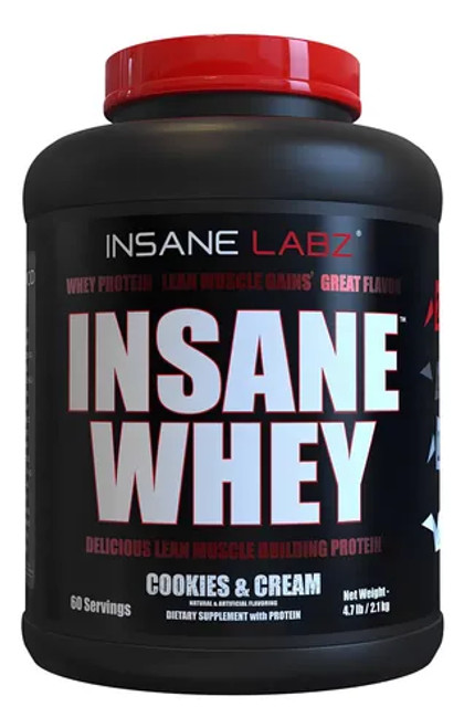 INSANE LABZ INSANE WHEY 4 6 LBS COOKIES AND CREAM