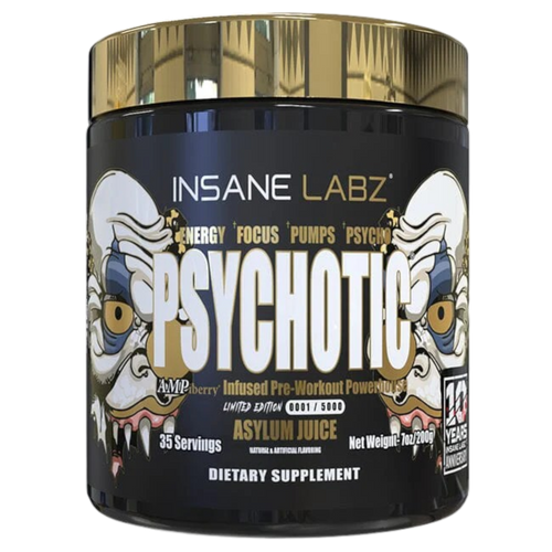 INSANE LABZ PSYCHOTIC GOLD 35 SERV ASYLUM JUICE