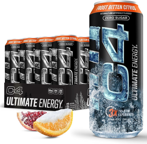CELLUCOR C4 ULTIMATE CRB 16OZ 12PK FROST BITTEN CITRUS