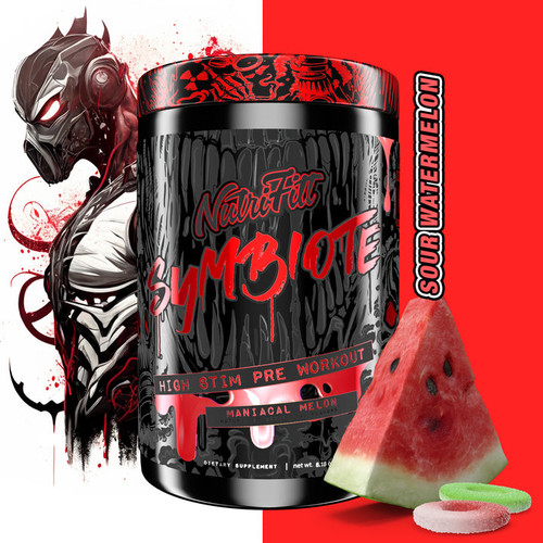 NUTRIFITT SYMBIOTE HIG STIM PRE-ENTRENO 20 SERV MANIAC MELON
