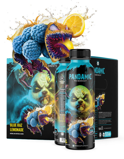 PANDA PANDAMIC RTD 12 PACK PRE-ENTRENO BLUE RAZ LEMONADE