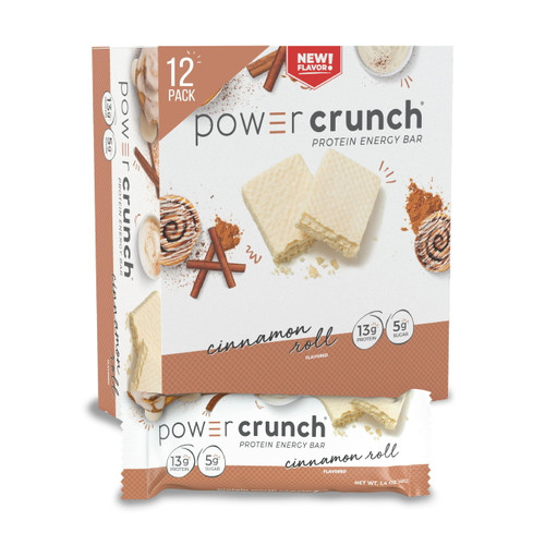 POWER CRUNCH 12 BAR CINNAMON ROLL