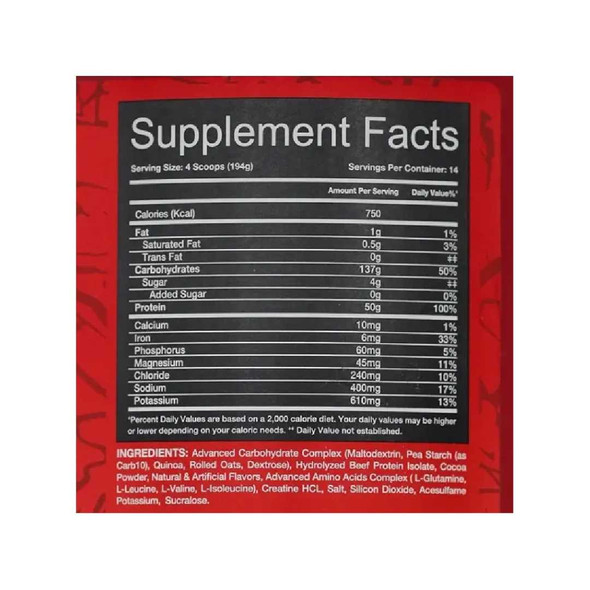 Red Rex Beef Mass Plus 15 Libras Chocolate