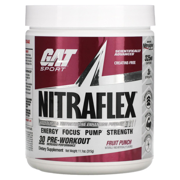 Gat Sport Nitraflex 300 Grs Fruit Punch