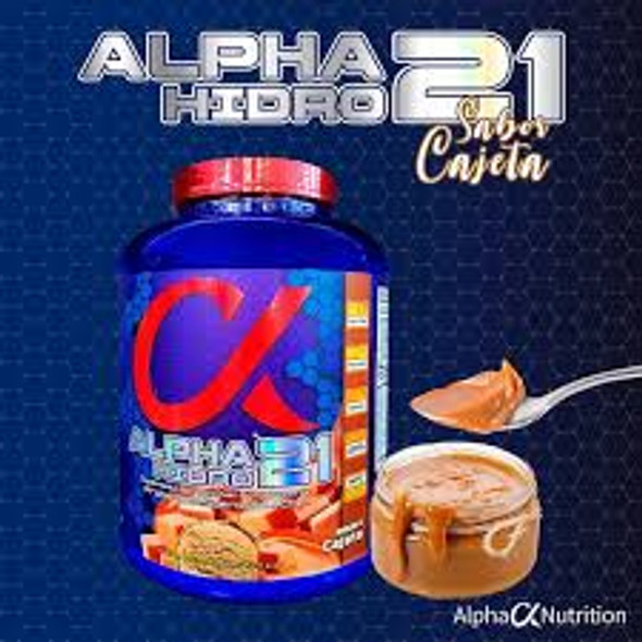 Alpha Whey Hidro 21 5 Libras Cajeta