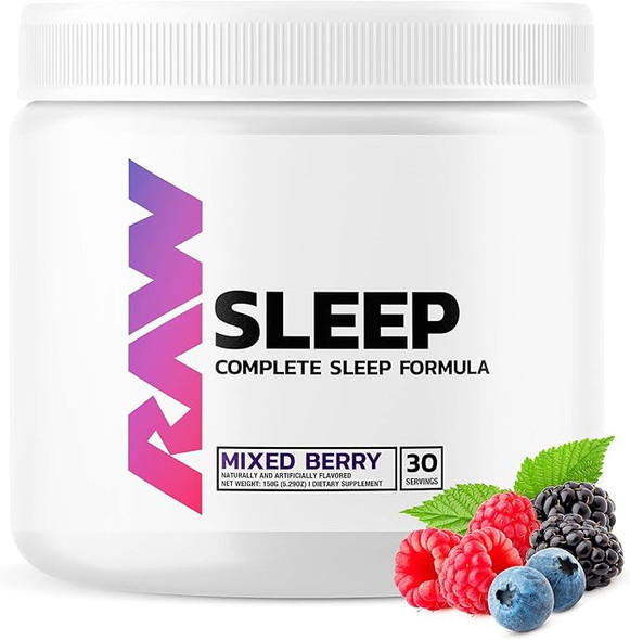 Raw Sleep Complete Formula 30 Porciones Berry