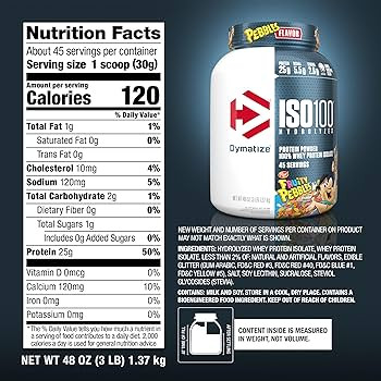 Dymatize Iso 100 5 Libras Fruity Pebbles